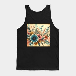 Retro Floral Tank Top